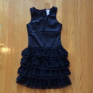 Nanette Lepore Ponte Dress with Chiffon & Tulle